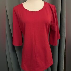 Ann Taylor stunning dark pink dress blouse Pre Loved in great condition